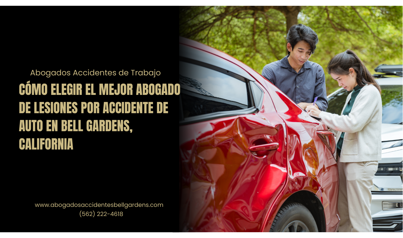 abogado lesiones accidente de auto Bell Gardens