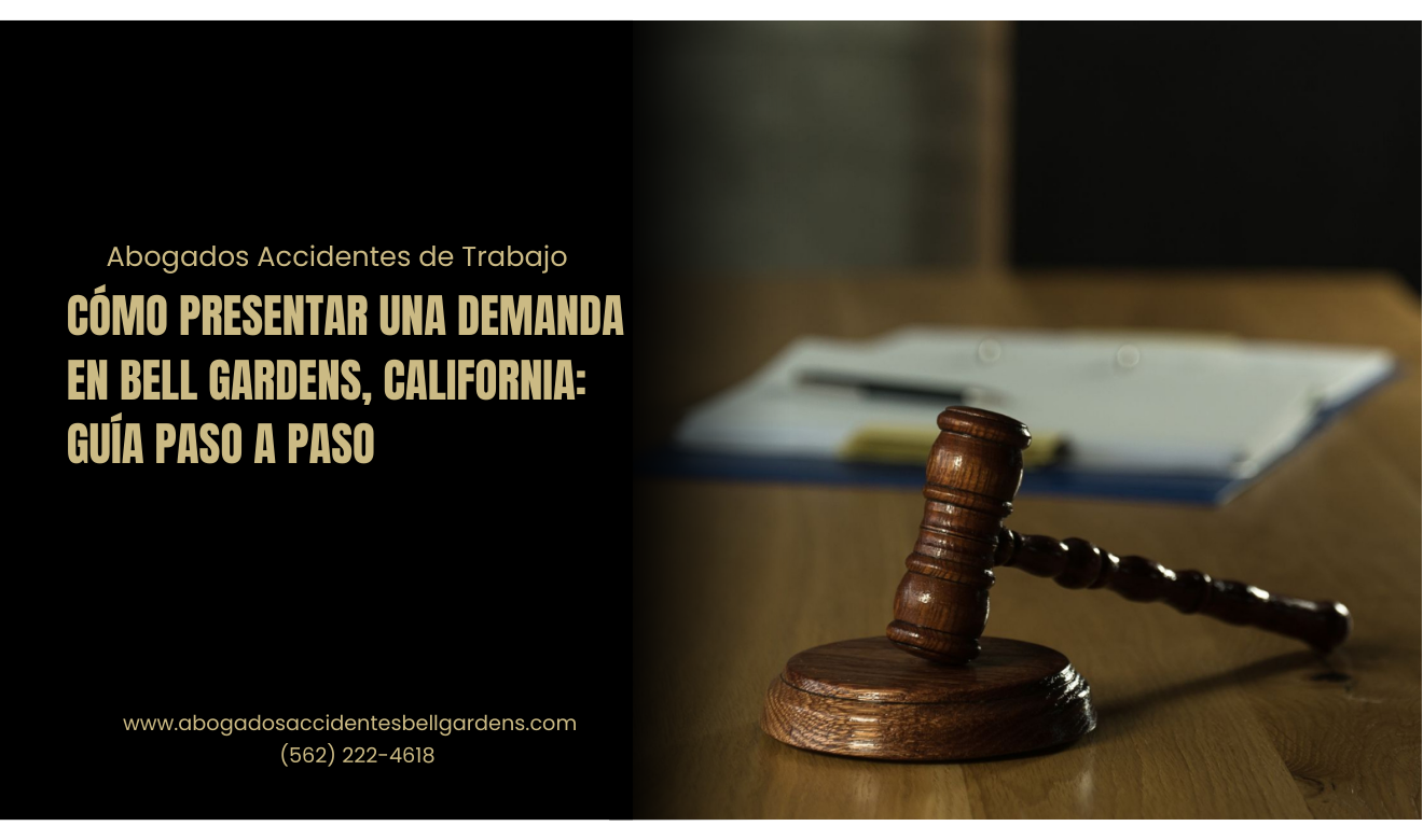 qué evidencia necesito para demanda Bell Gardens