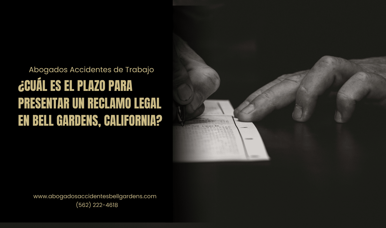 tiempo límite para presentar caso Bell Gardens