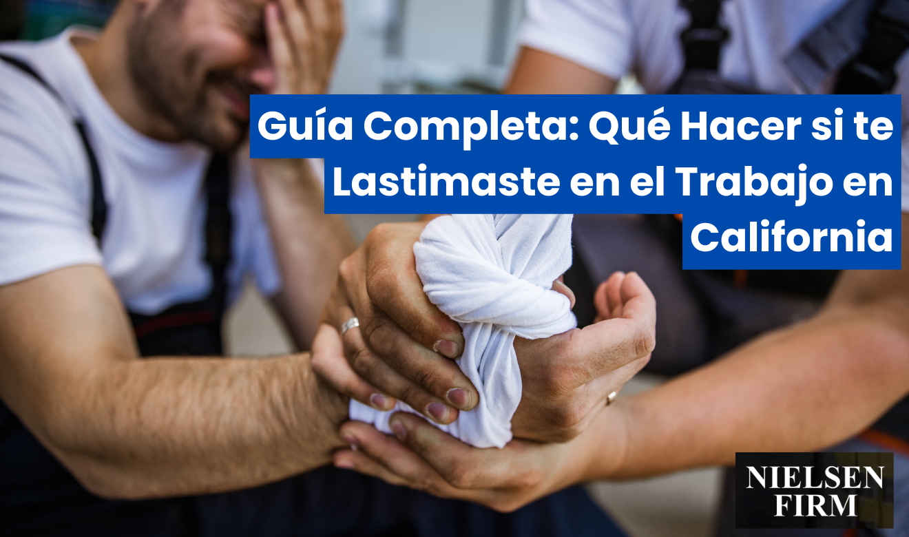 me lastimé en el trabajo qué hago ahora