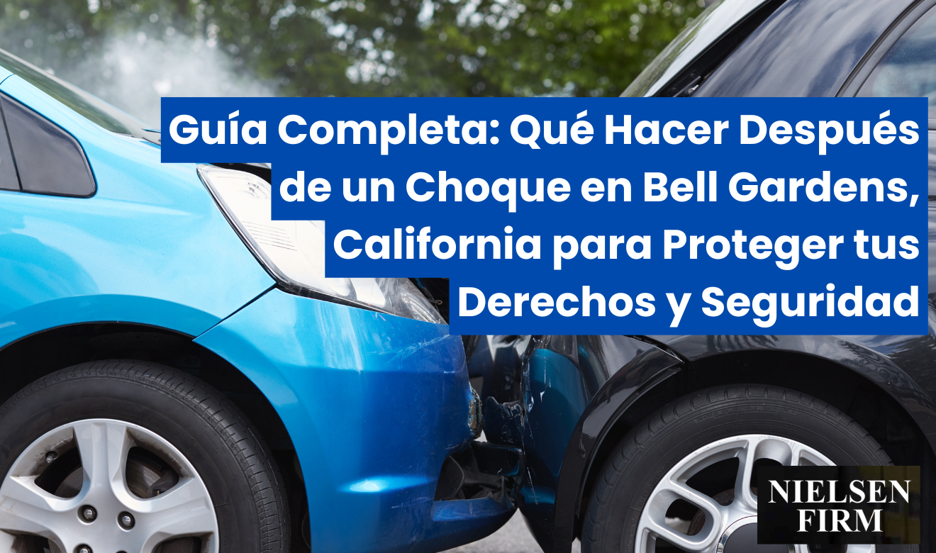 qué hacer después de un choque en Bell Gardens