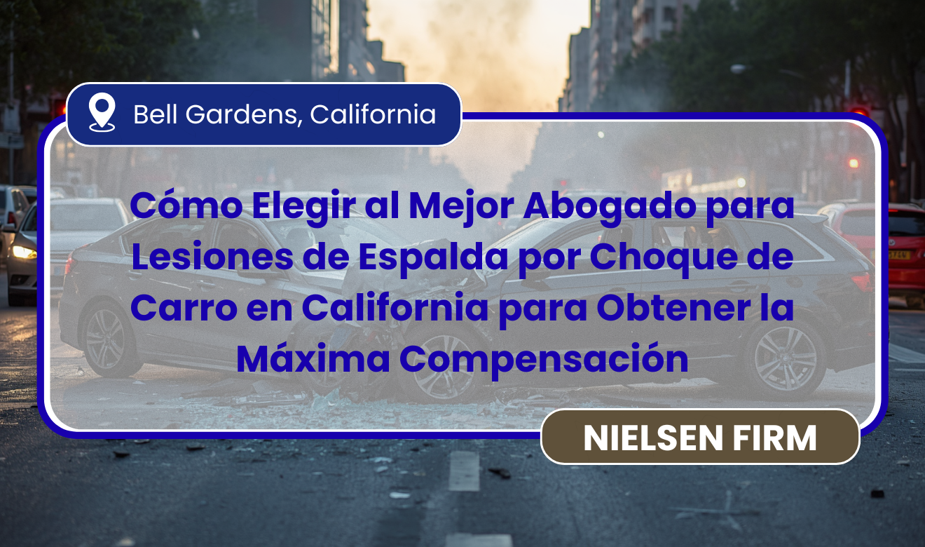 abogado para lesión de espalda por choque de carro
