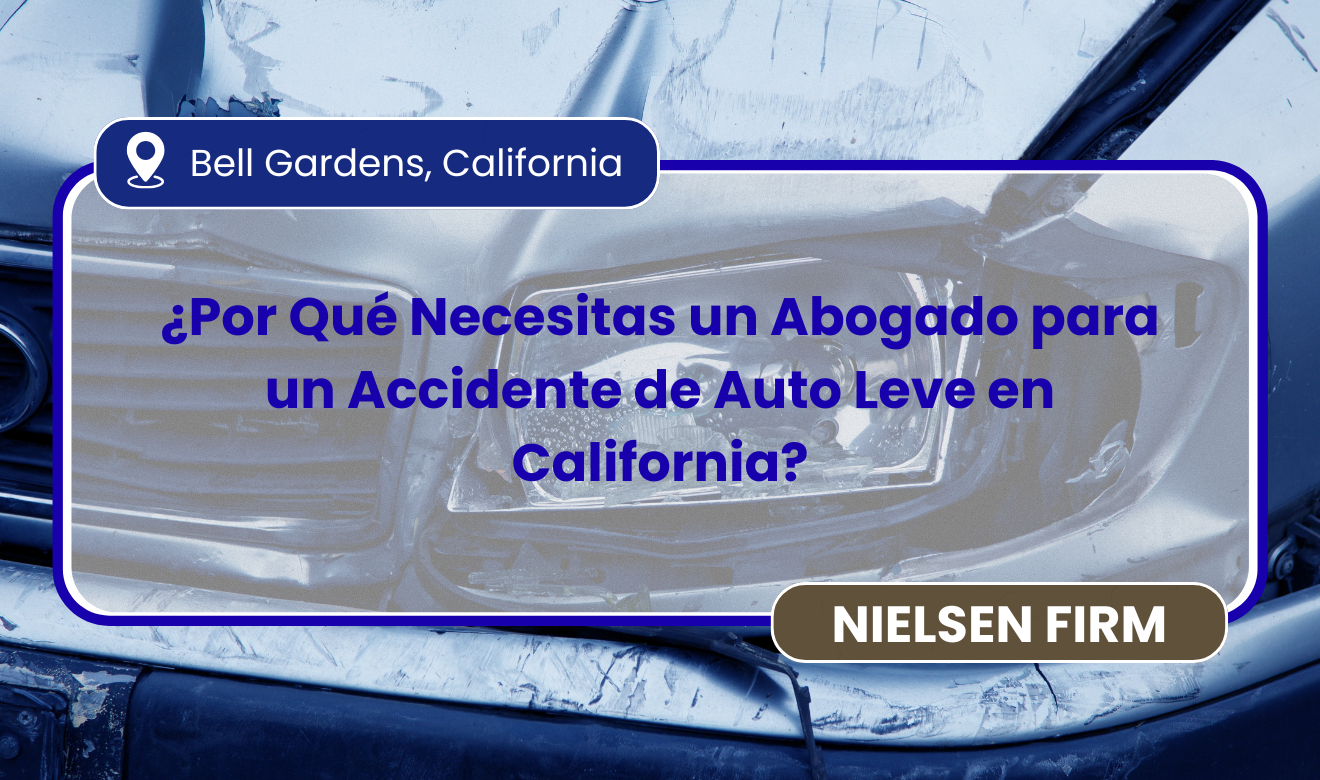 necesito abogado para un accidente de auto leve