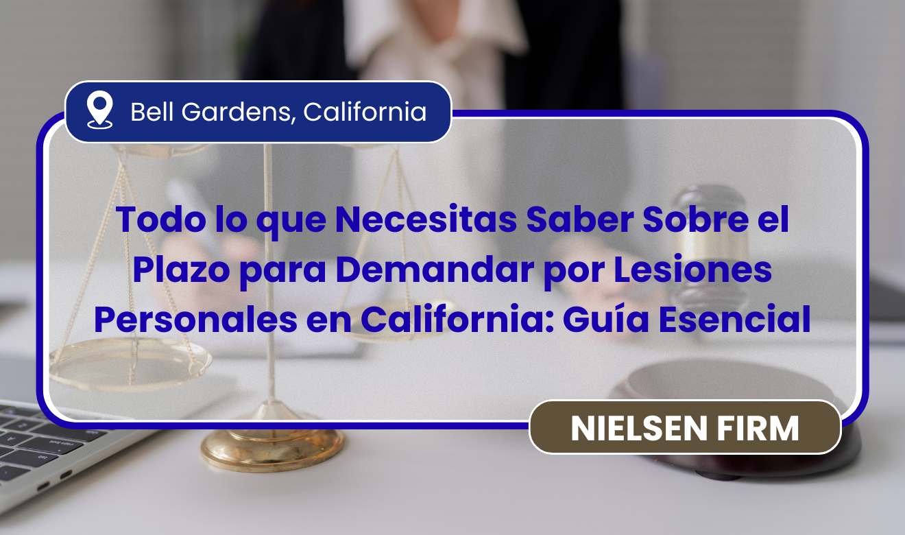 plazo para demandar por lesiones personales en California